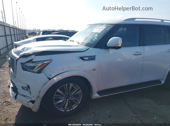 JN8AZ2NF3K9683740 2019 INFINITI QX80 White Vista interior de 360 grados