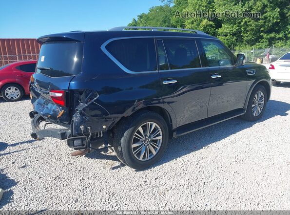 JN8AZ2NF3L9704703 2020 INFINITI QX80 Black Задня права чверть