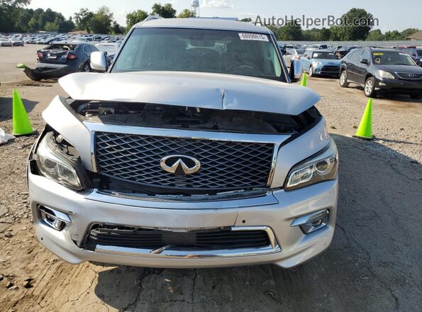 JN8AZ2NF5G9610313 2016 INFINITI QX80 Серебряный Вид спереди