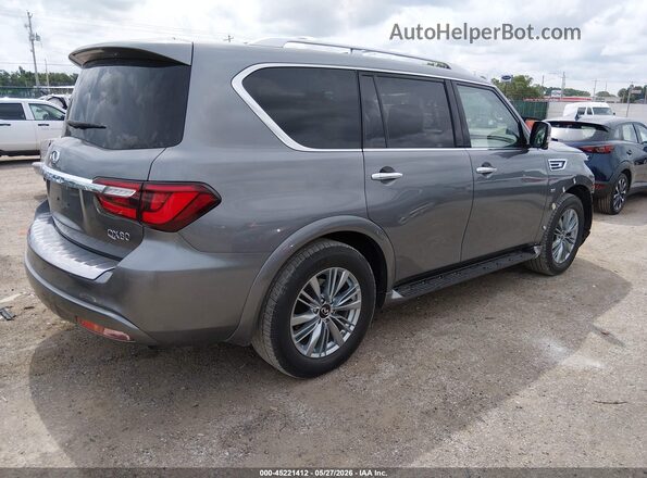JN8AZ2NF5K9683674 2019 INFINITI QX80 Серый Задняя правая четверть