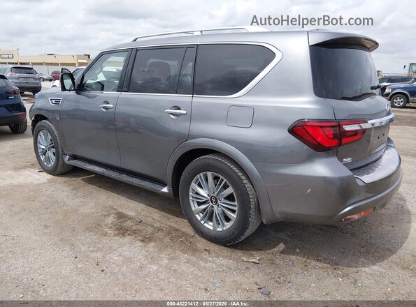 JN8AZ2NF5K9683674 2019 INFINITI QX80 Серый Задняя левая четверть