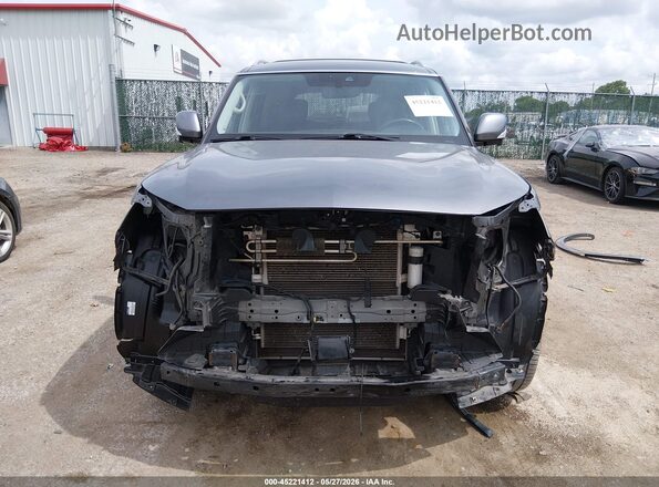 JN8AZ2NF5K9683674 2019 INFINITI QX80 Серый Вид задней части салона