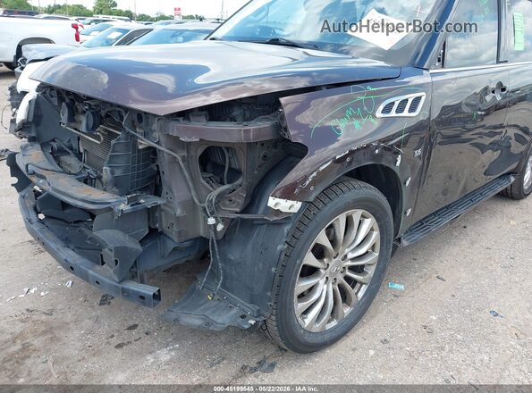 JN8AZ2NF6H9643192 2017 INFINITI QX80 Brown Vista frontal