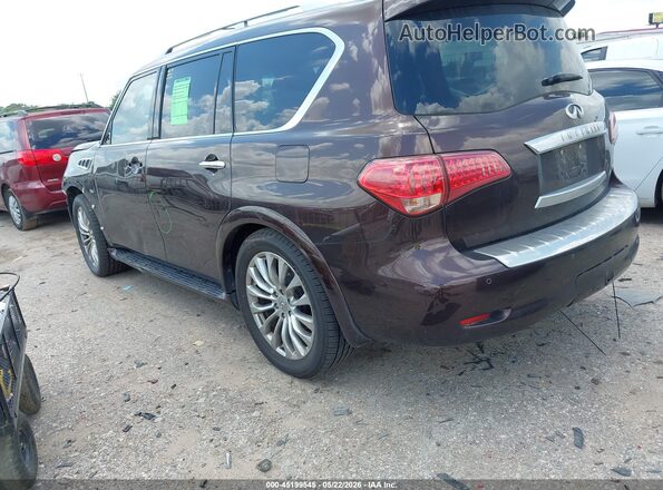 JN8AZ2NF6H9643192 2017 INFINITI QX80 Brown Trasero izquierdo