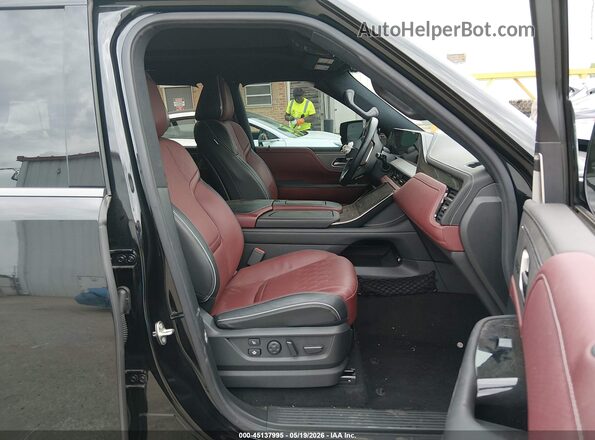 JN8AZ3CCXS9600593 2025 INFINITI QX80 Black წინა სალონის ხედი
