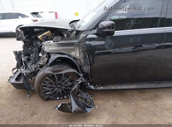 JN8AZ3CCXS9600593 2025 INFINITI QX80 Black წინა ხედი