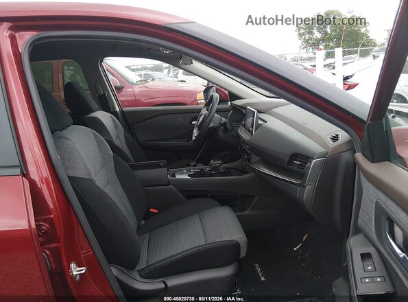 JN8BT3BA1PW012872 2023 NISSAN ROGUE Burgundy Սալոնի դիմացի տեսք