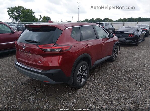 JN8BT3BA1PW012872 2023 NISSAN ROGUE Burgundy Հետևի աջ
