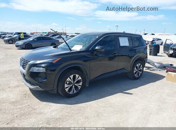 JN8BT3BA1PW407988 2023 NISSAN ROGUE Black Առջևի ձախ երեք քառորդ տեսարան