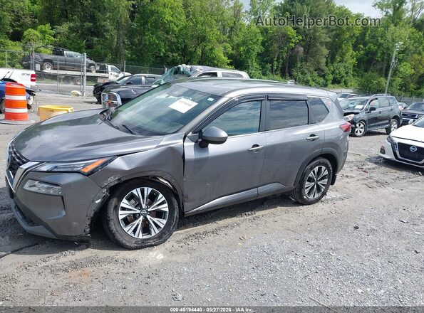 JN8BT3BA4PW420458 2023 NISSAN ROGUE Gray Առջևի ձախ երեք քառորդ տեսարան
