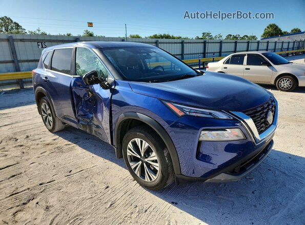 JN8BT3BA5PW001941 2023 NISSAN ROGUE Blue Передня права чверть