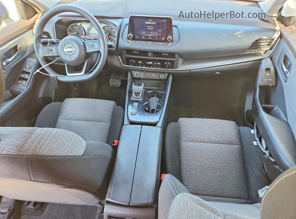 JN8BT3BA5PW001941 2023 NISSAN ROGUE Blue Вид панелі приладів