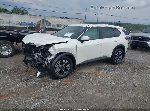 JN8BT3BA8PW425940 2023 NISSAN ROGUE White წინა მარცხენა ხედი სამი მეოთხედიდან