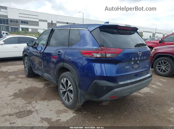 JN8BT3BAXPW002664 2023 NISSAN ROGUE Синий Задняя левая четверть