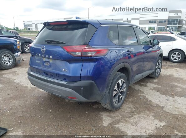 JN8BT3BAXPW002664 2023 NISSAN ROGUE Синий Задняя правая четверть