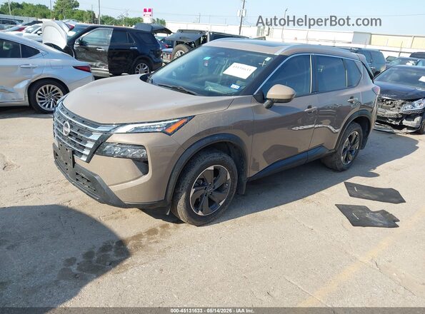 JN8BT3BAXRW001727 2024 NISSAN ROGUE Brown Առջևի ձախ երեք քառորդ տեսարան
