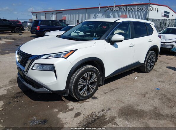 JN8BT3BB0PW194640 2023 NISSAN ROGUE White Առջևի ձախ երեք քառորդ տեսարան