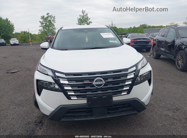JN8BT3BB0SW151277 2025 NISSAN ROGUE White Widok zestawu wskaźników
