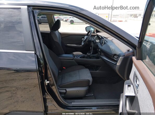 JN8BT3BB5PW460301 2023 NISSAN ROGUE Black წინა სალონის ხედი