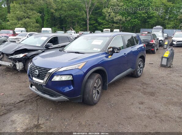 JN8BT3BB8PW182641 2023 NISSAN ROGUE Blue Առջևի ձախ երեք քառորդ տեսարան