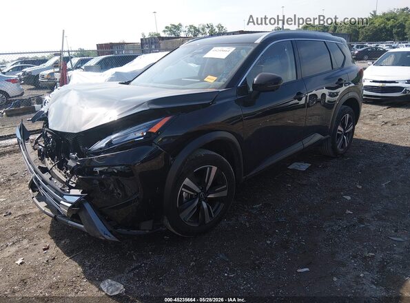 JN8BT3CA4SW003994 2025 NISSAN ROGUE Черный Передняя левая четверть
