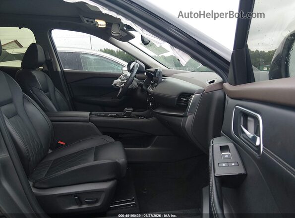 JN8BT3DDXPW323188 2023 NISSAN ROGUE Gray Widok wnętrza z przodu