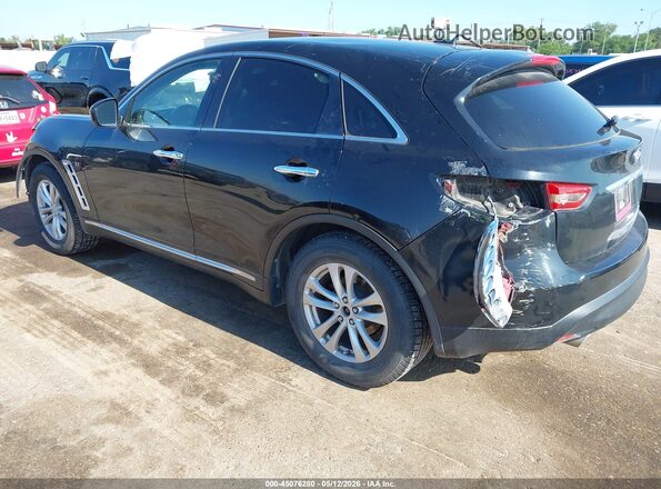 JN8CS1MU2HM142515 2017 INFINITI QX70 Black Tył lewy