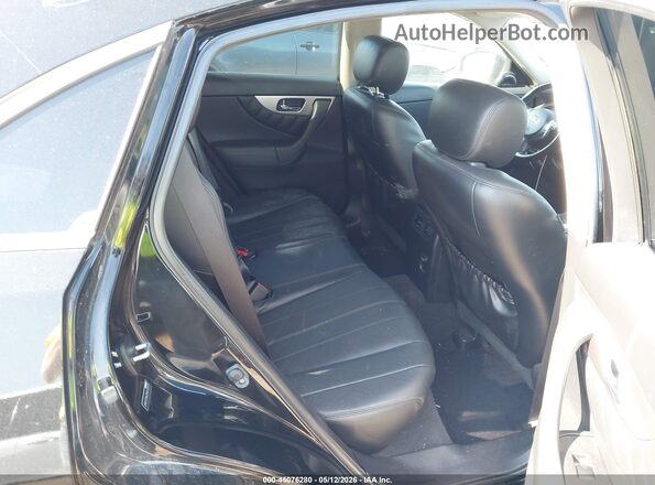 JN8CS1MU2HM142515 2017 INFINITI QX70 Black Widok naklejki z numerem VIN