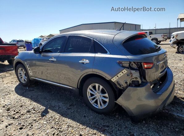 JN8CS1MU8HM140994 2017 INFINITI QX70 Gray Trasero izquierdo