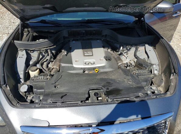 JN8CS1MU8HM140994 2017 INFINITI QX70 Gray Vista del compartimento del motor