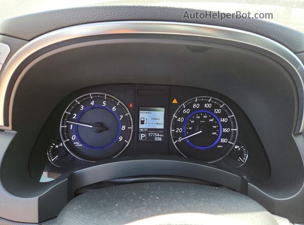 JN8CS1MU8HM140994 2017 INFINITI QX70 Gray Vista del cuadro de instrumentos