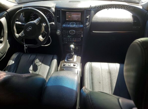 JN8CS1MU8HM140994 2017 INFINITI QX70 Gray Vista del salpicadero