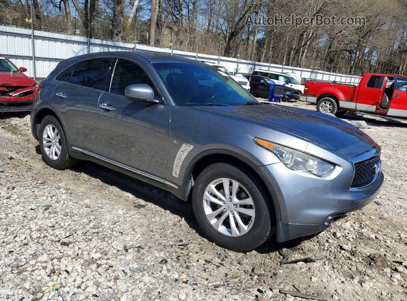 JN8CS1MU8HM140994 2017 INFINITI QX70 Gray Delantero derecho