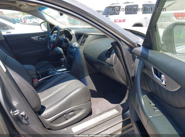 JN8CS1MU8HM141305 2017 INFINITI QX70 Серый Вид салона спереди