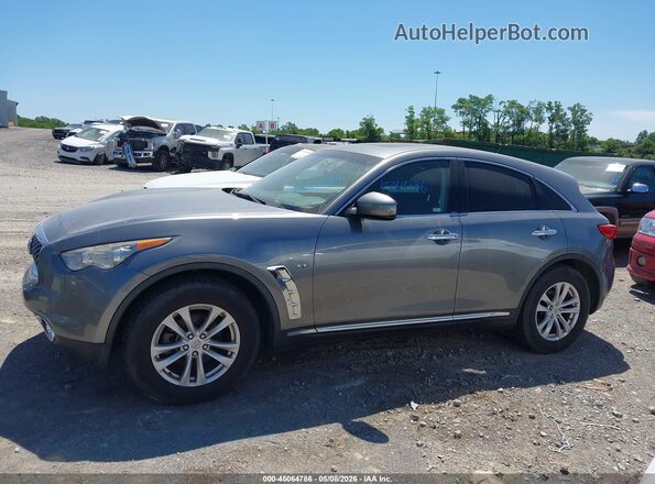 JN8CS1MU8HM141305 2017 INFINITI QX70 Серый Панорамный вид салона 360°