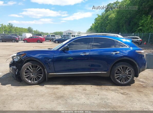 JN8CS1MU8HM143152 2017 INFINITI QX70 Синий 