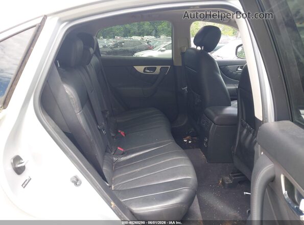 JN8CS1MW2HM413459 2017 INFINITI QX70 Silver Widok naklejki z numerem VIN