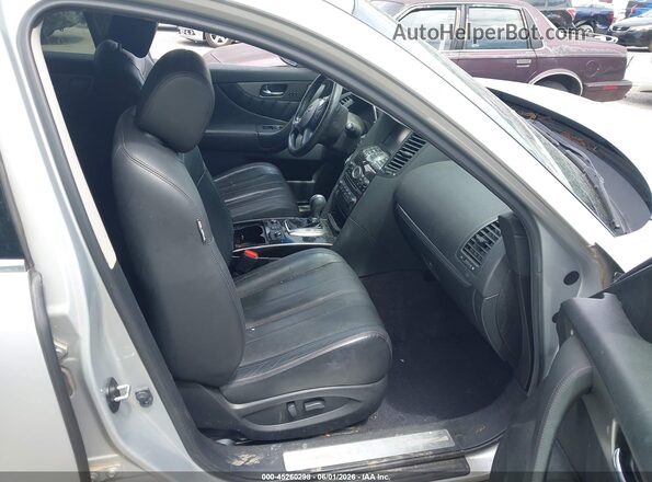 JN8CS1MW2HM413459 2017 INFINITI QX70 Silver Widok wnętrza z przodu