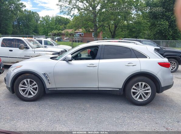 JN8CS1MW2HM413459 2017 INFINITI QX70 Silver 