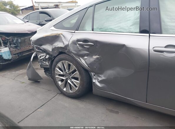JTDAAAAA3MA003554 2021 TOYOTA LE Gray Widok z przodu