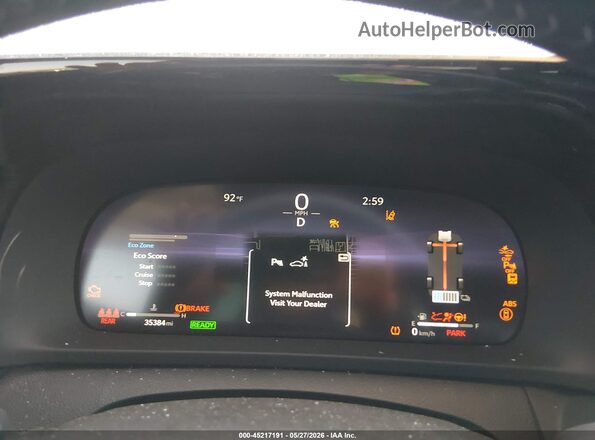 JTDAAAAF2T3038455 2026 TOYOTA CROWN Gray Vista de los asientos traseros