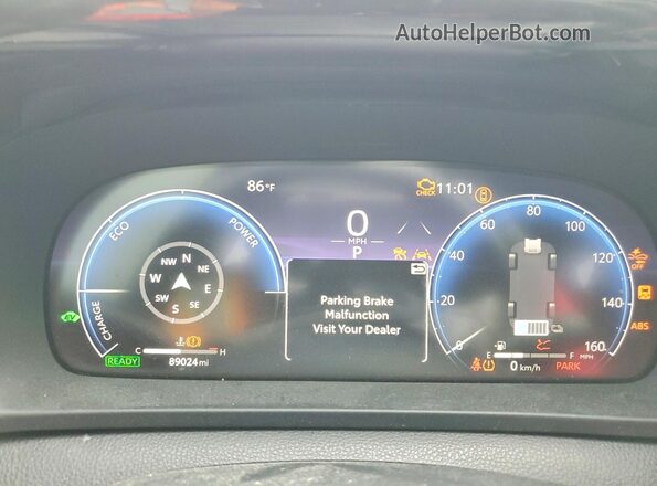 JTDAAAAF5P3008601 2023 TOYOTA CROWN Black Instrument cluster view