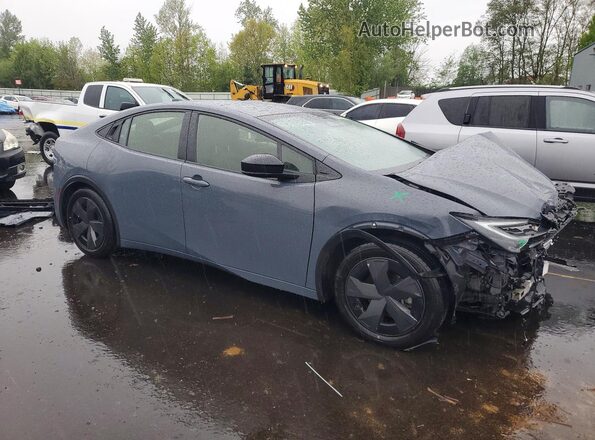 JTDACAAU4P3002586 2023 TOYOTA PRIUS Gray წინა მარჯვენა