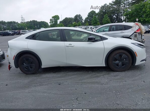 JTDACAAU6R3039092 2024 TOYOTA PRIUS White Rear interior view
