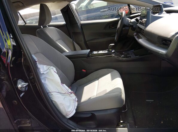 JTDACAAU6T3065716 2026 TOYOTA PRIUS Black Widok wnętrza z przodu