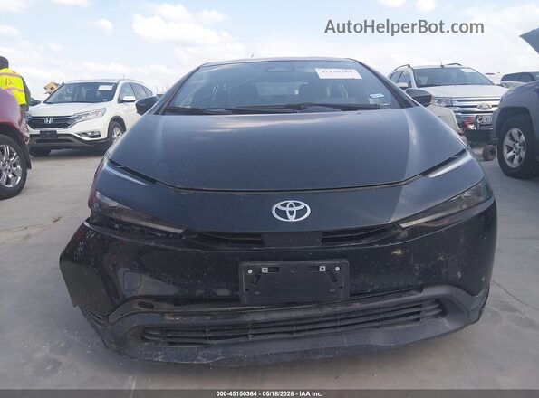 JTDACAAU6T3065716 2026 TOYOTA PRIUS Black Widok wnętrza z tyłu