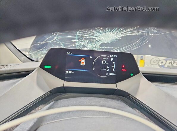 JTDACAAU8T3077981 2026 TOYOTA PRIUS Black Vista del cuadro de instrumentos