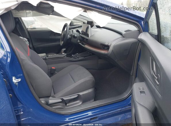 JTDACACU3T3074936 2026 TOYOTA PRIUS Blue წინა სალონის ხედი
