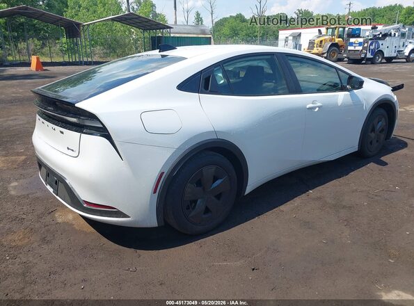 JTDACACU4T3073567 2026 TOYOTA PRIUS PLUG-IN HYBRID White Tył prawy
