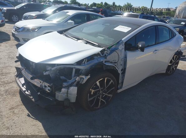JTDACACU5R3021020 2024 TOYOTA PRIUS PRIME White Vista tres cuartos delantera izquierda